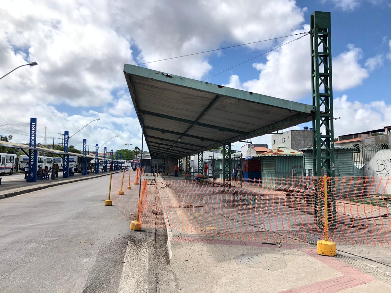 Em obras, terminais de Aracaju demandam maior atenção dos passageiros para evitar acidentes - SMTT Aracaju